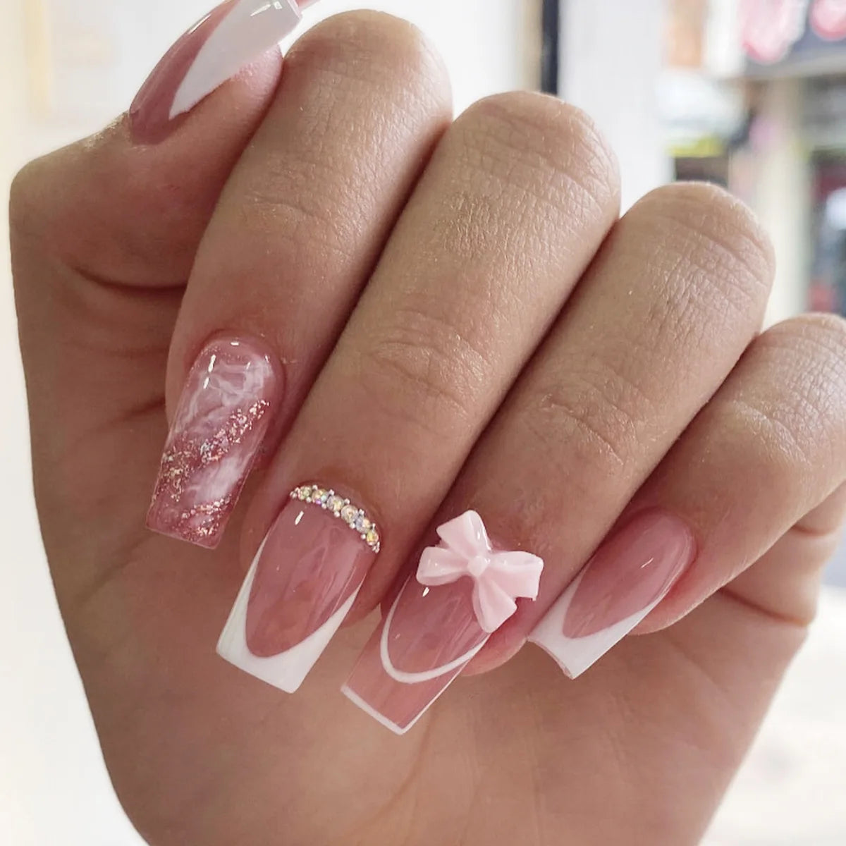 24pcs Press On Nails