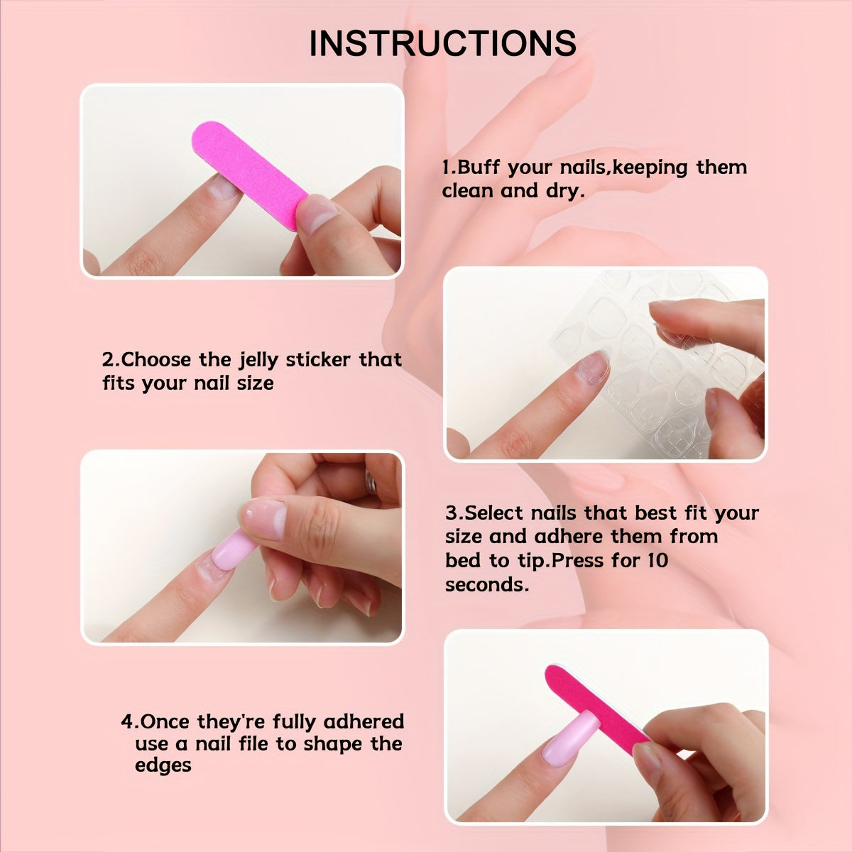 24Pcs/set Press On Nails
