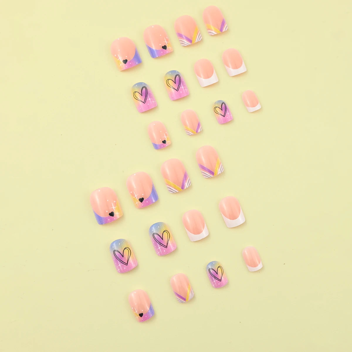 24pcs Press On Nails