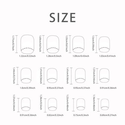 24pcs Press On Nails