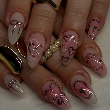 24pcs Press On Nails