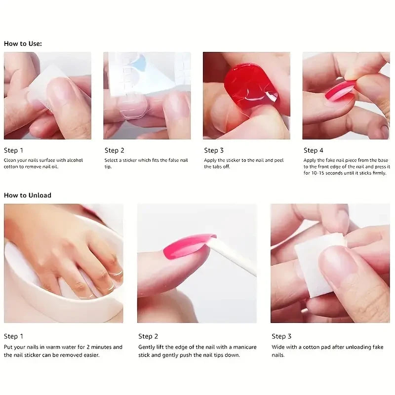 24pcs Press On Nails
