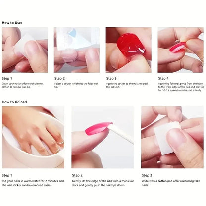 24pcs Press On Nails