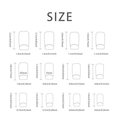 24pcs Press On Nails